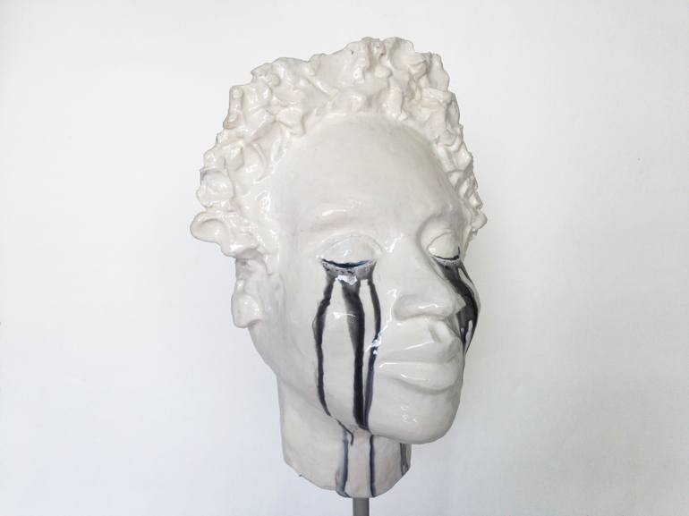 Original Figurative Portrait Sculpture by Juan Isasa