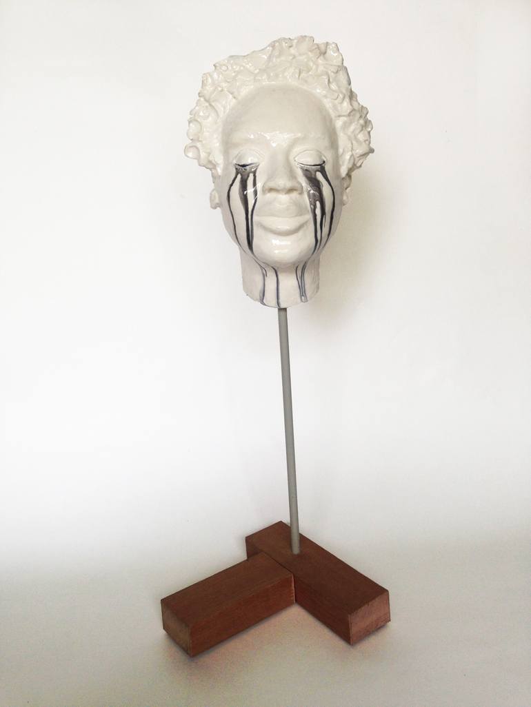 Original Figurative Portrait Sculpture by Juan Isasa