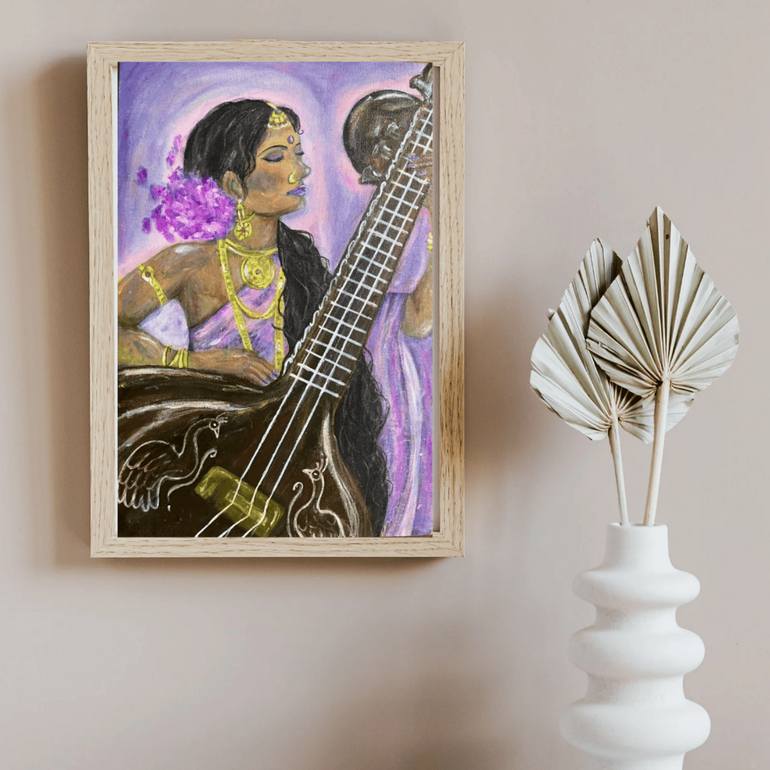 Original Illustration Women Painting by Aswathy A Nair