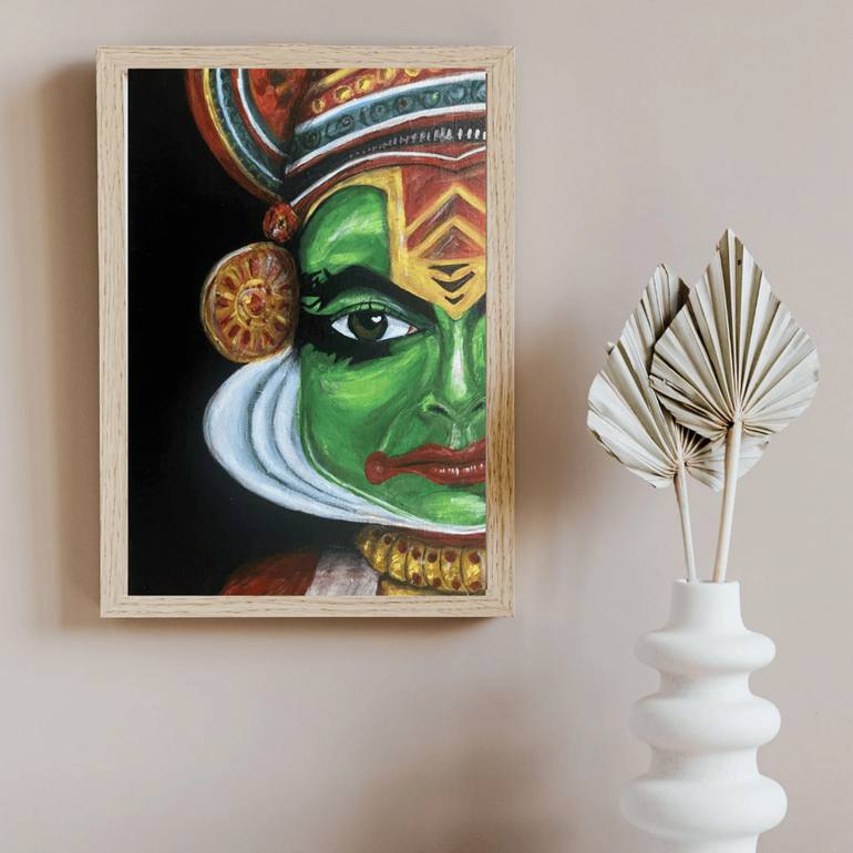 Original Realism Performing Arts Painting by Aswathy A Nair