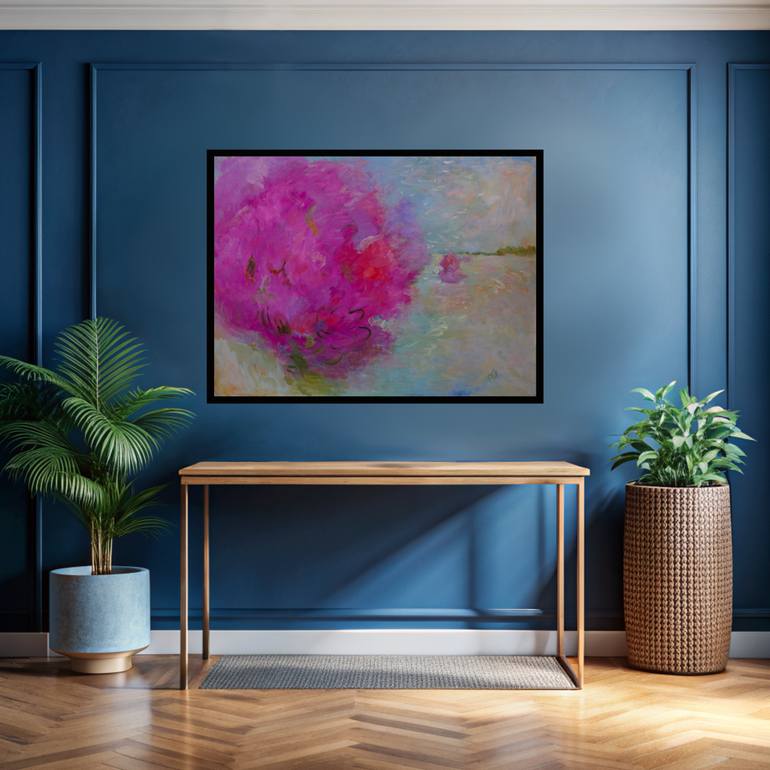 Original Abstract Expressionism Landscape Painting by Irina Smirnova-Seymour