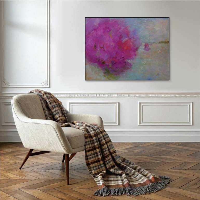 Original Abstract Expressionism Landscape Painting by Irina Smirnova-Seymour