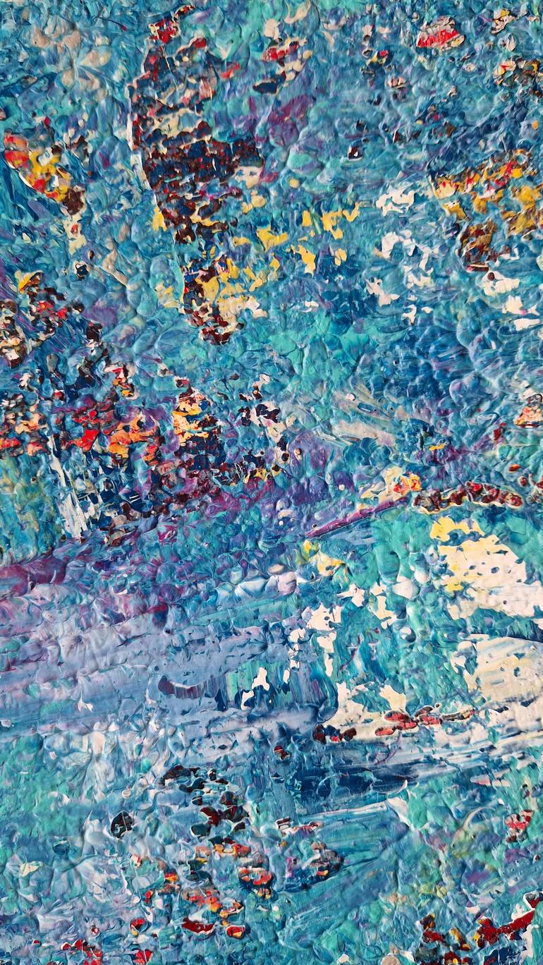 Original Abstract Expressionism Abstract Painting by Giovanna Castelletti