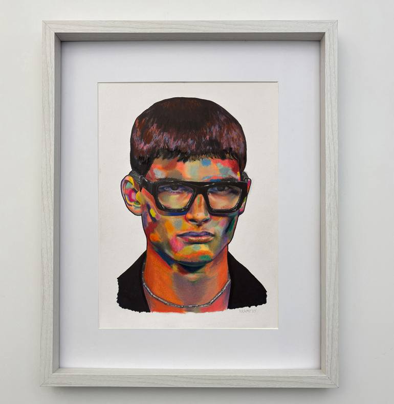 Original Contemporary People Drawing by Kevin Kramp