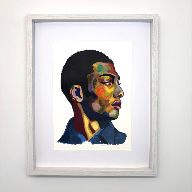 Original Contemporary People Drawing by Kevin Kramp
