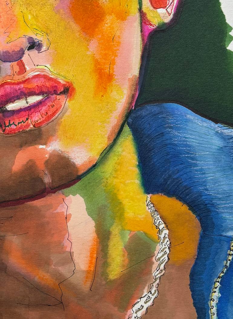 Original Contemporary People Drawing by Kevin Kramp