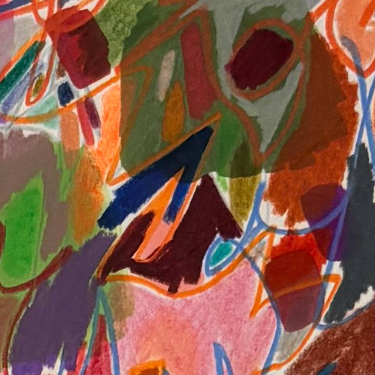 Original Contemporary Abstract Drawing by Kevin Kramp