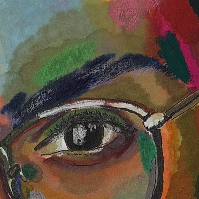 Original Contemporary People Drawing by Kevin Kramp