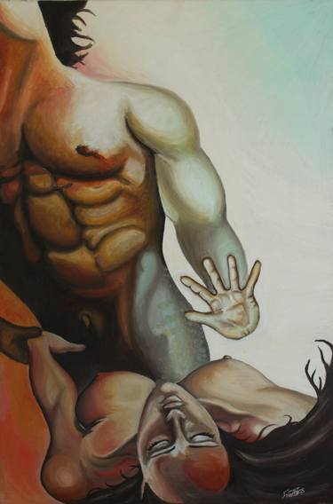 Original Erotic Painting by Jacqueline Franks