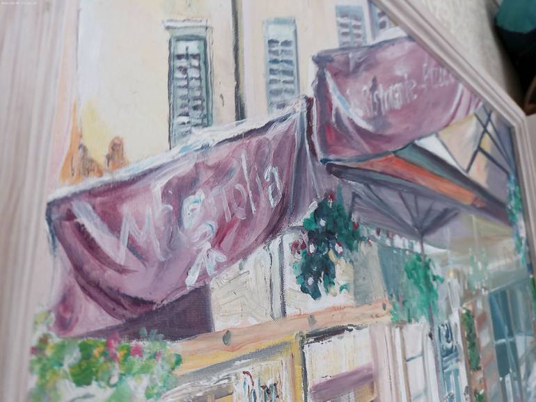 Original Photorealism Cities Painting by Maija Liepniece