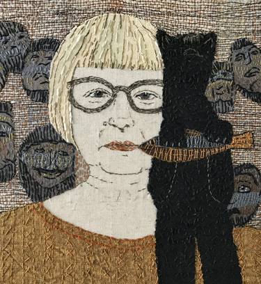 Self Portrait with Bear and Masks thumb