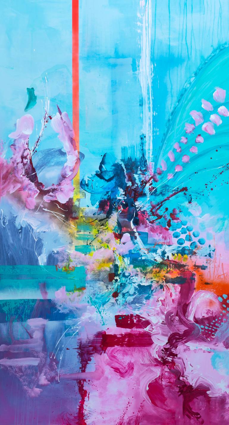 Original Abstract Painting by Valerio Mancini | Abstract Art on Canvas | COLORS OF THE WIND