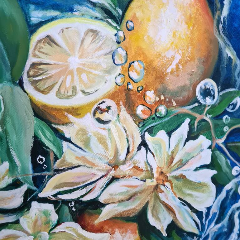 Original Impressionism Botanic Painting by Elena Jerger