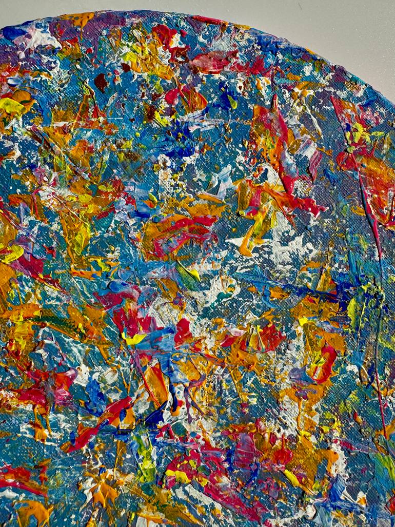 Original Abstract Expressionism Abstract Painting by Yana Derych