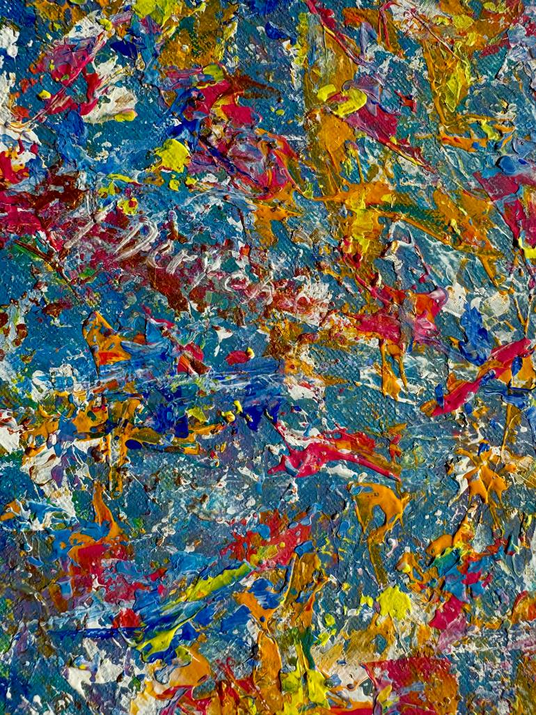 Original Abstract Expressionism Abstract Painting by Yana Derych