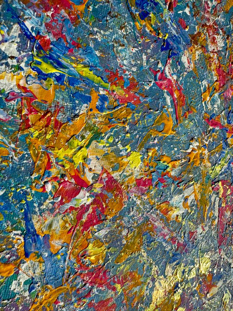 Original Abstract Expressionism Abstract Painting by Yana Derych