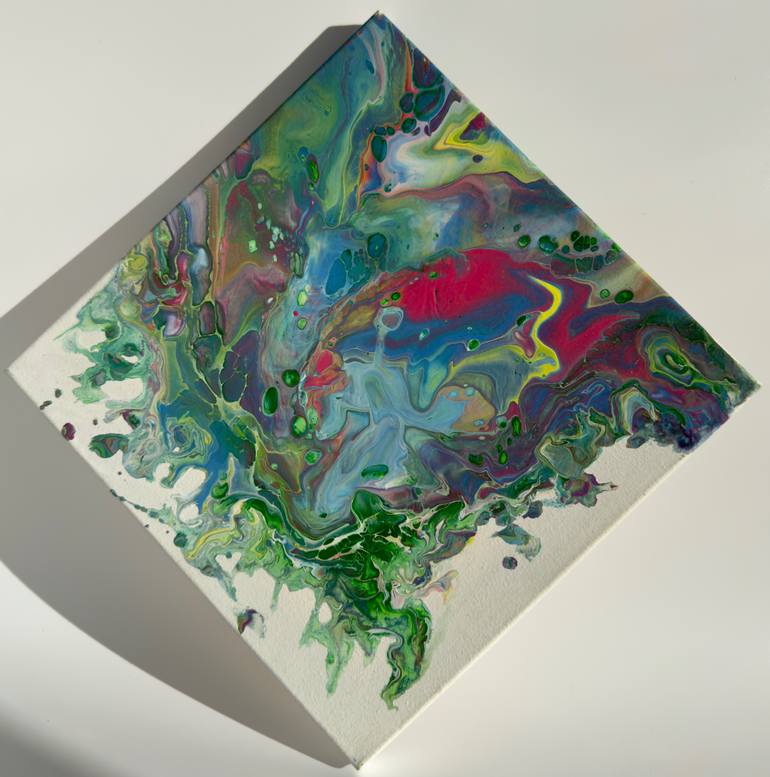 Original Abstract Expressionism Abstract Painting by Yana Derych