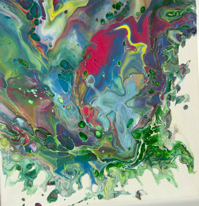 Original Abstract Expressionism Abstract Painting by Yana Derych