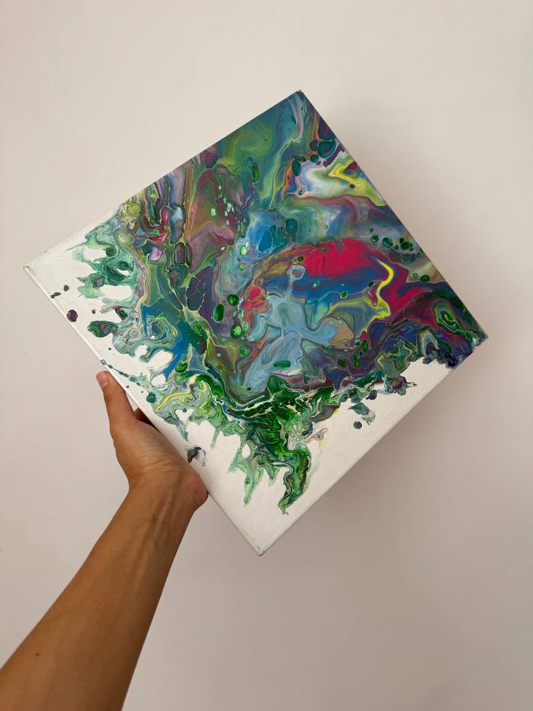 Original Abstract Expressionism Abstract Painting by Yana Derych