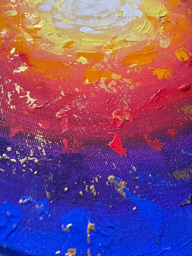 Original Abstract Expressionism Abstract Painting by Yana Derych