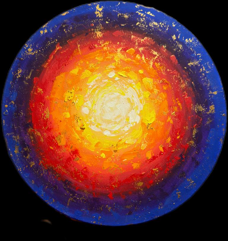 Original Abstract Expressionism Abstract Painting by Yana Derych