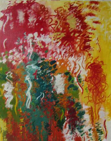 Original Abstract Expressionism Abstract Paintings by Lorna Ritz