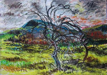 Original Landscape Drawings by Lorna Ritz