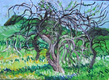Print of Expressionism Tree Drawings by Lorna Ritz