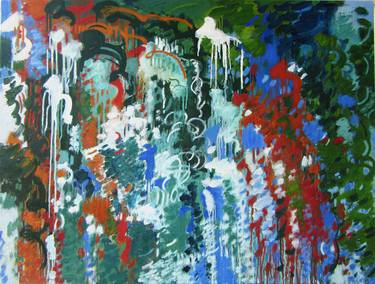 Original Abstract Expressionism Abstract Paintings by Lorna Ritz