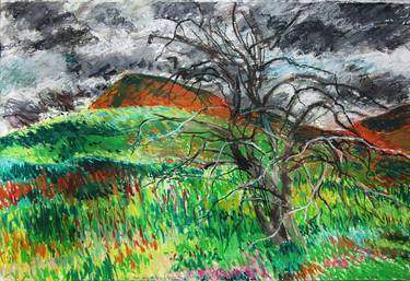 Print of Expressionism Landscape Drawings by Lorna Ritz