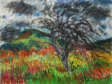 Print of Expressionism Landscape Drawings by Lorna Ritz