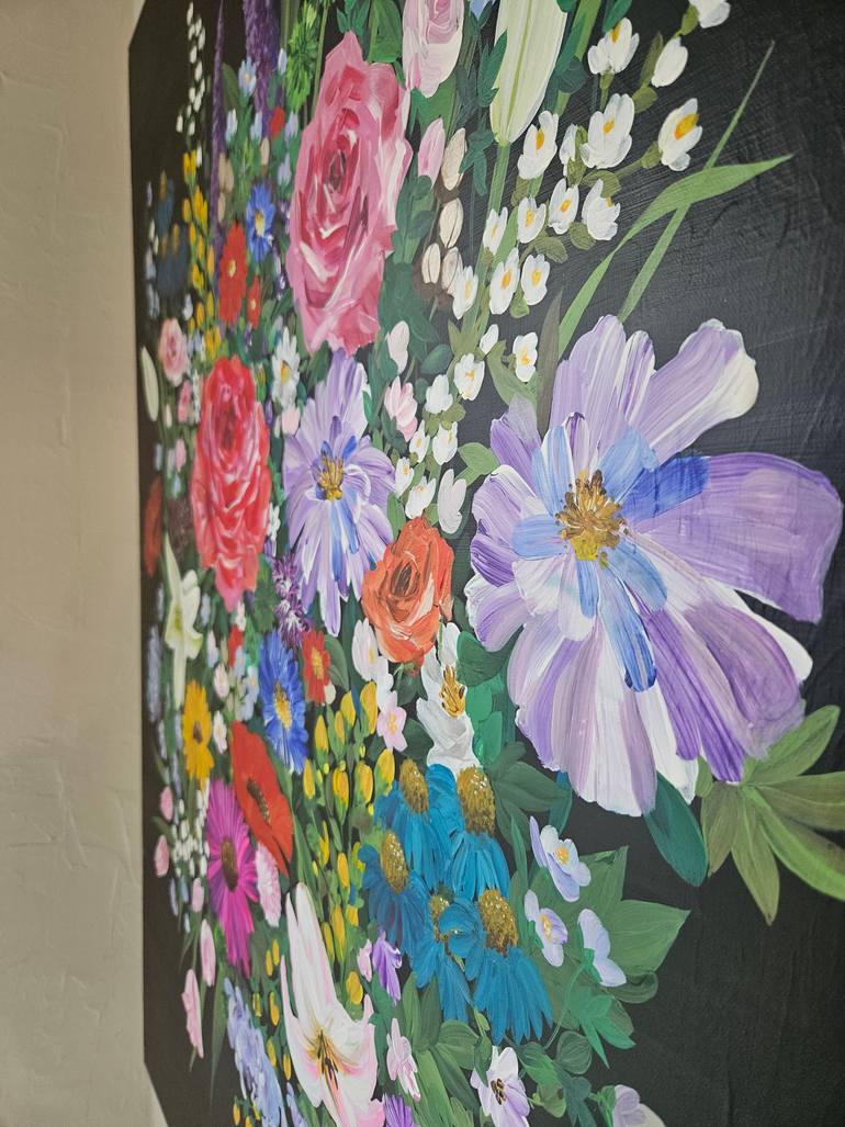 Original Contemporary Floral Painting by Soojin Kim