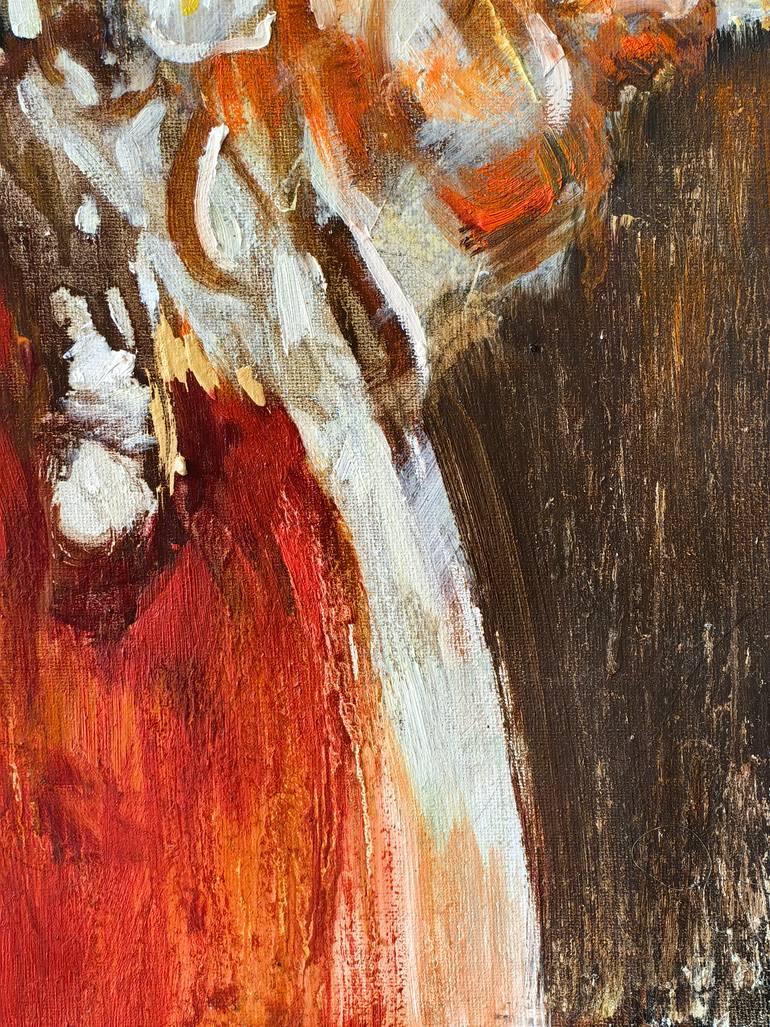 Original Abstract Expressionism Abstract Painting by Qi Mi