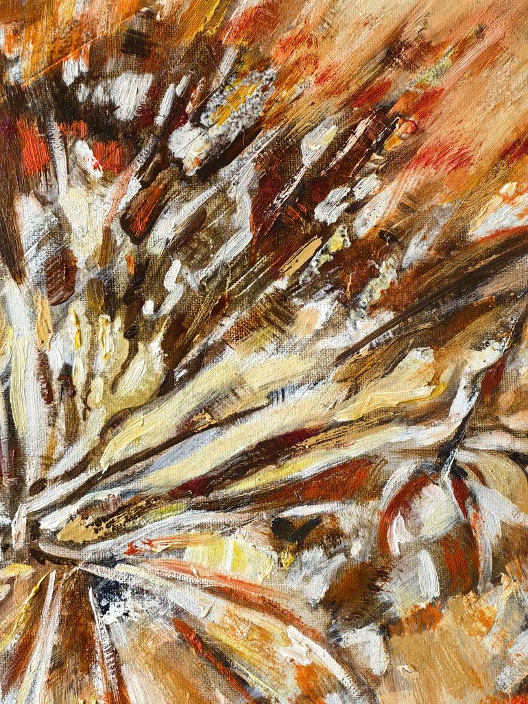 Original Abstract Expressionism Abstract Painting by Qi Mi