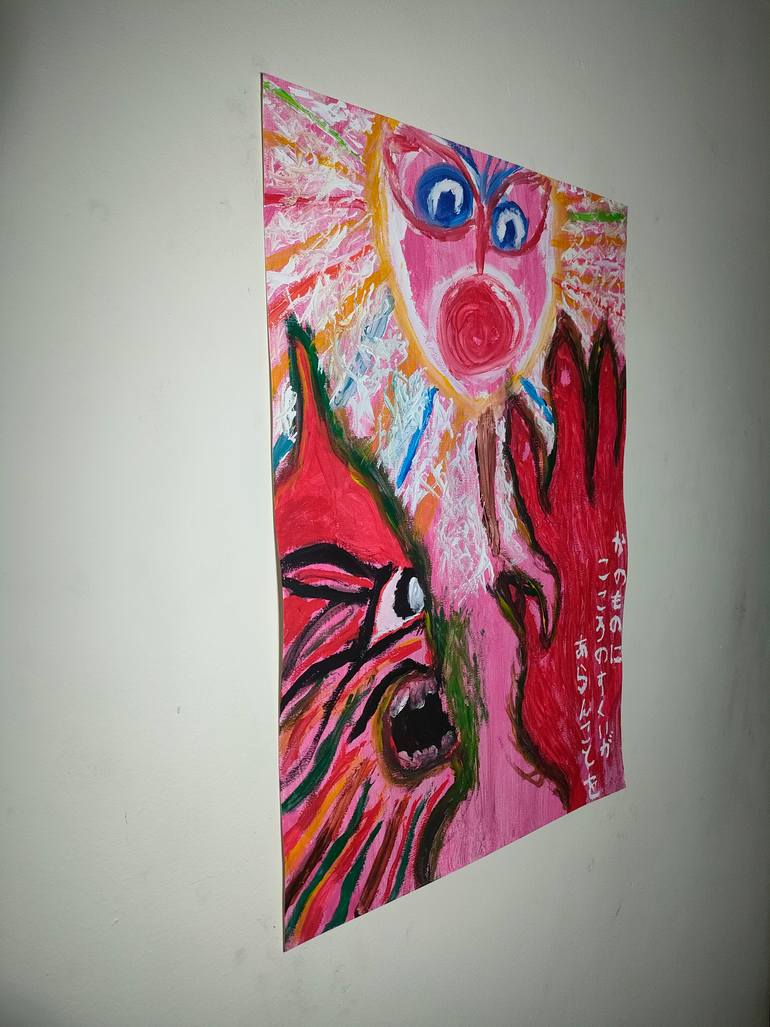 Original Symbolism Fantasy Painting by Takuya Inoue Higa