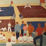 Martial arts Competition by Mary E Brule