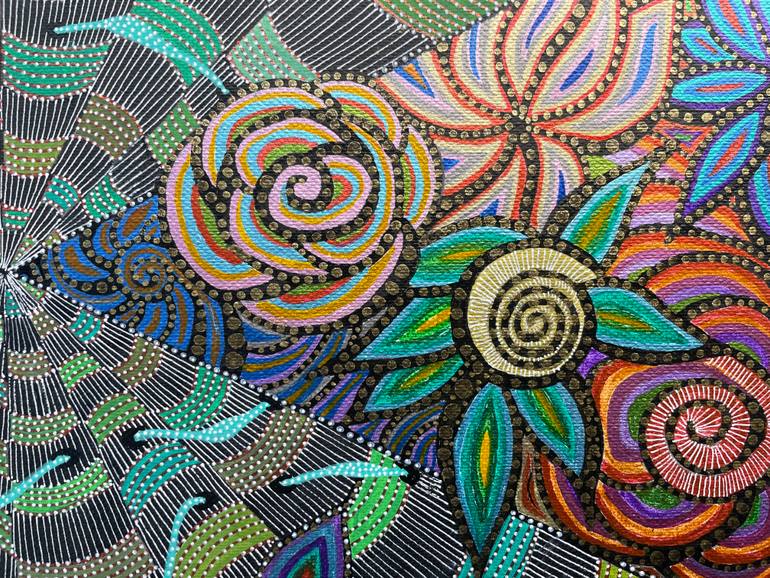 Original Abstract Expressionism Abstract Drawing by Dragana Olah
