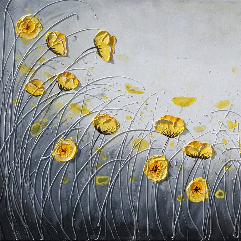 Original Contemporary Floral Painting by Amanda Dagg