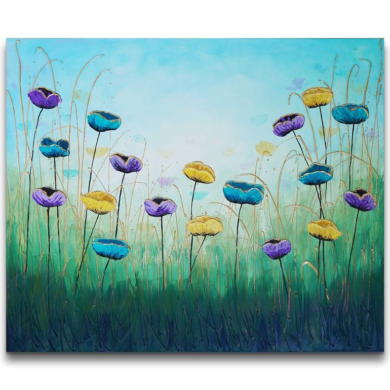 Original Contemporary Floral Painting by Amanda Dagg