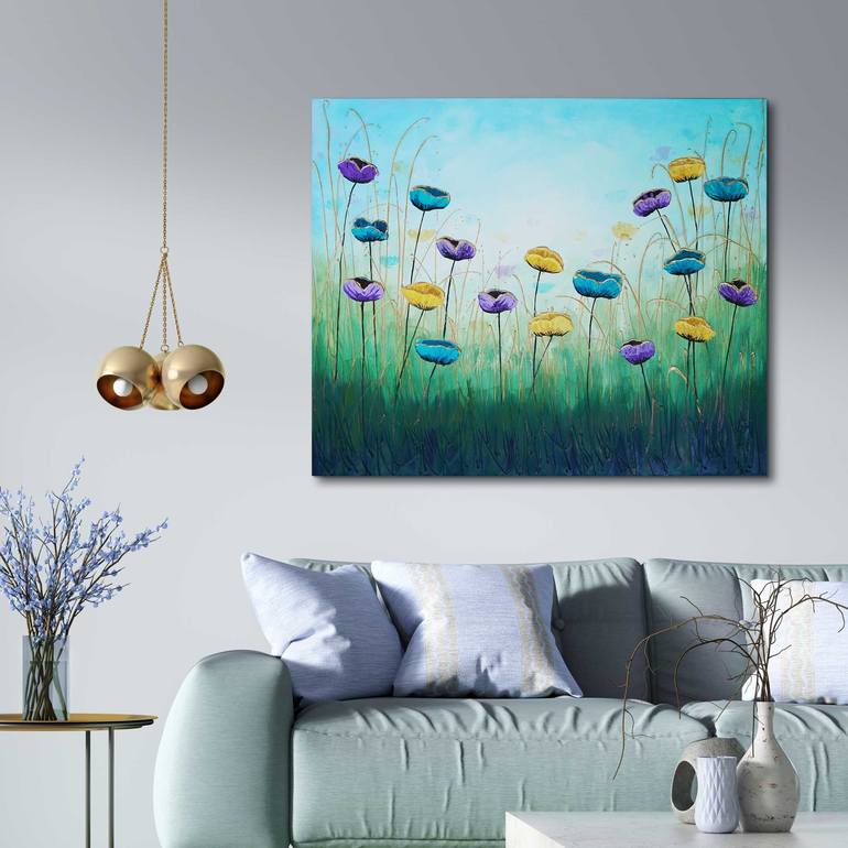 Original Contemporary Floral Painting by Amanda Dagg