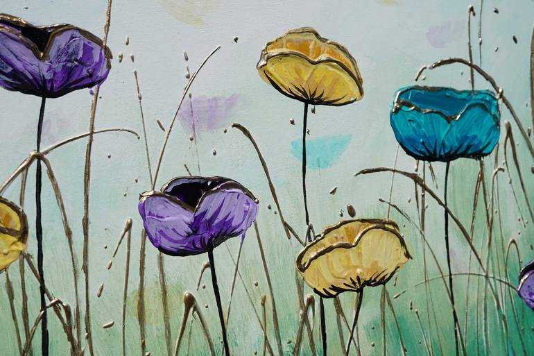 Original Contemporary Floral Painting by Amanda Dagg