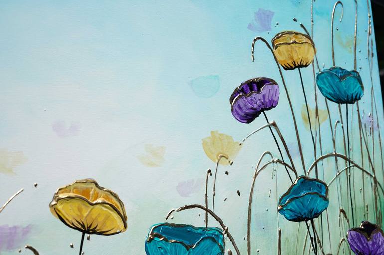 Original Contemporary Floral Painting by Amanda Dagg