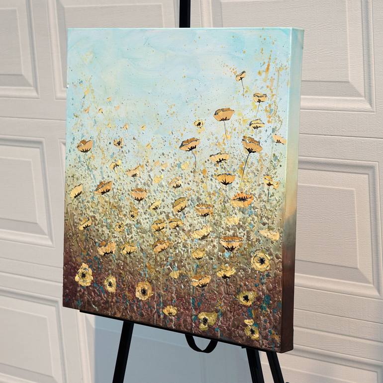 Original Expressionism Floral Painting by Amanda Dagg