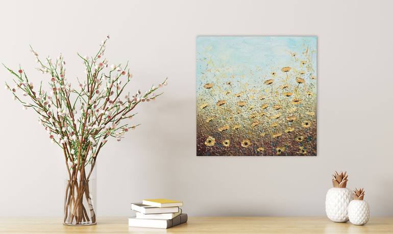 Original Expressionism Floral Painting by Amanda Dagg