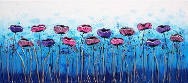 Original Expressionism Floral Paintings by Amanda Dagg