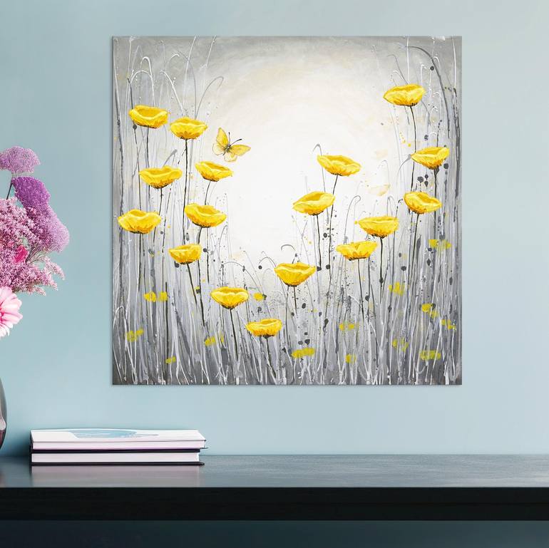 Original Contemporary Floral Painting by Amanda Dagg