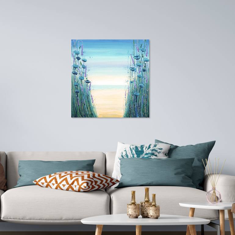 Original Beach Painting by Amanda Dagg