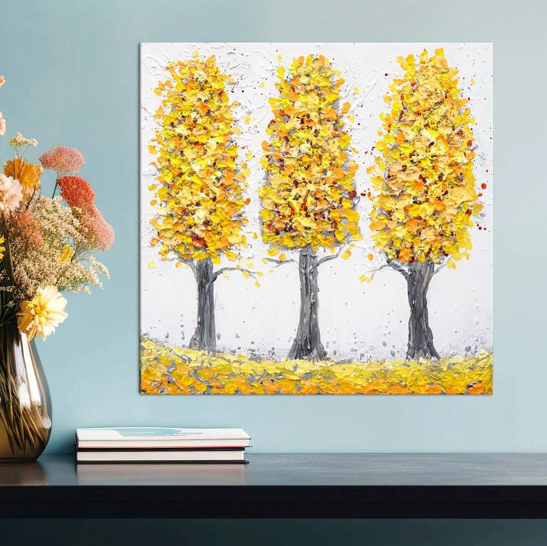 Original Impressionism Tree Painting by Amanda Dagg