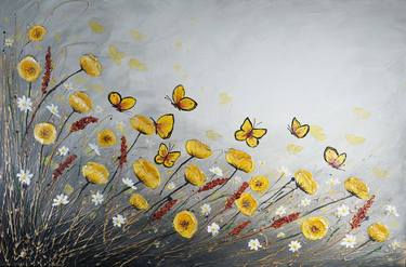 Dancing Butterflies in a Field of Flower thumb