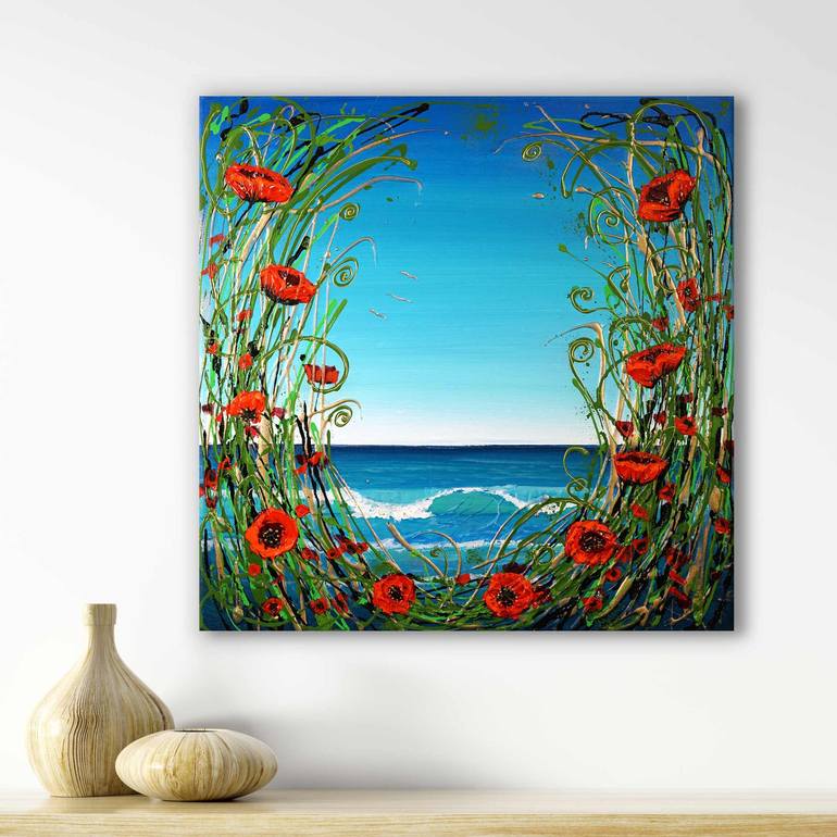 Original Beach Painting by Amanda Dagg